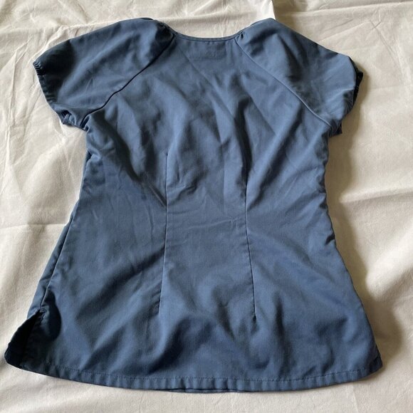 Scrub Tops Greys Anatomy Carharrt Sz XS Medical School Gray Luxe Lot of 5 Nurse - Picture 12 of 12